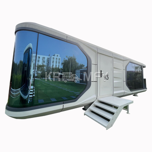 ห้องพักแคปซูลดีไซน์ทันสมัยแบบกันน้ำ บ้านสำเร็จรูปแบบถอดประกอบได้ พับเก็บได้ - Product Image 6