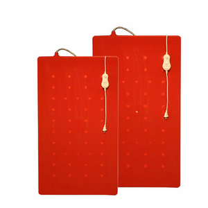 Plaque chauffante électrique pour porcelet mouton coussins chauffants en plastique-acier pour porc tapis de sol rouge coussin chauffant pour animaux - Product Image 1