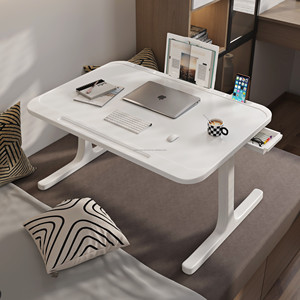 Aluminum MDF <strong>Foldable</strong> Computer Bed <strong>Desk</strong> Colorful Design <strong>Small</strong> Table Folding Modern Study Laptop Table for Home Office - Product Image 4