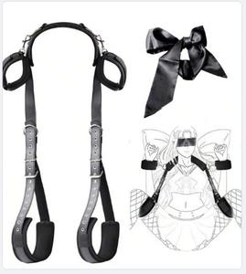 Équipement de bondage en gros facile à utiliser avec attaches pour les jambes, les mains et les pieds, sangles de flirt et masque pour les yeux pour adultes - Product Image 6