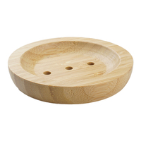 Kein Kunststoff Großhandel runde Badewanne Form mit benutzer definierten Logo Low MOQ umwelt freundliche Bambus Holz Seifensc halen