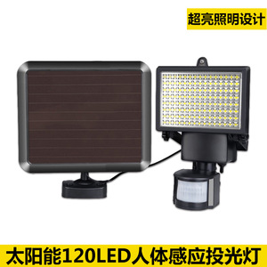Solar Flood <b>Light</b> 120LED <b>Motion</b> <b>Sensor</b> Outdoor Garden Garage Wall Mount <b>LED</b> Lamp DC 12V Plastic Body CE Certified - Product Image 5