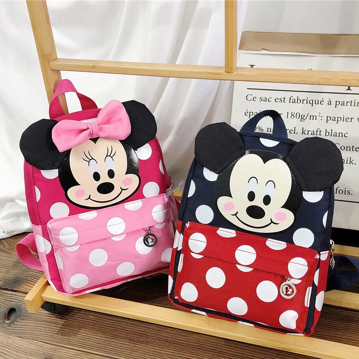 Bolsos para niños Venta caliente Lovely Cartoon Mouse Mochilas Regalos para niños Anti-Lost Travel Decoration Storage Schoolbag Wholesale