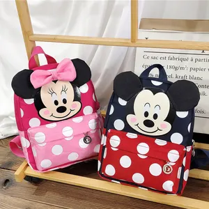 Children's Bags Hot Sale Lovely Cartoon Mouse Backpacks Kids Gifts Anti-Lost Travel Decoration Storage Schoolbag Wholesale