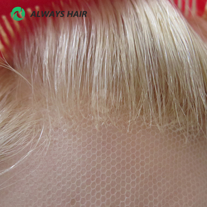 Alwayshair Full para <span class=keywords><strong>hombre</strong></span> de encaje suizo peluca <span class=keywords><strong>Invisible</strong></span> Natural Indian Hair Unit Toupee #613 - Product Image 1