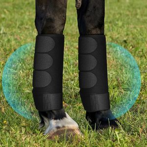 Botas Protectoras para Caballos de Neopreno para Patas Delanteras y Traseras, Equipo Ecuestre - Product Image 3