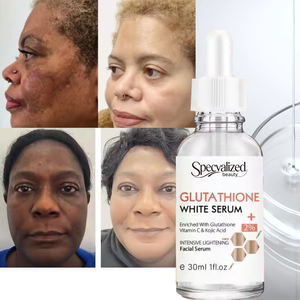 Private Label vitamina C acido Kojic cura della pelle glutatione siero sbiancante per la pelle del viso per la rimozione delle macchie scure - Product Image 1