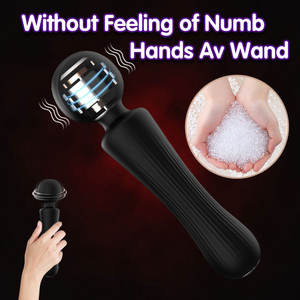 新しいセックストイAVスティックマッサージ器デュアルバイブレーションシリコン防水充電式女性用マスターベーションバイブレーター - Product Image 2