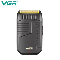 Rasoir électrique VGR V-375 à lame unique, tondeuse à barbe rechargeable, rasoir à grille rechargeable pour hommes