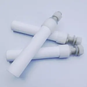 0.5 5 10 25 50 microns Industrial solid liquid separation filtration dust tube sinter White Black PA PE Micro filter cartridge