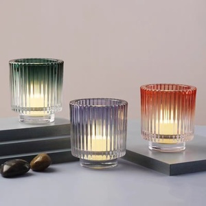 Portavelas, Faroles y Frascos de Vidrio Hechos a Mano en <span class=keywords><strong>Colores</strong></span> Personalizados al por Mayor para Decoración de Fiestas de Navidad, Cumpleaños y Pascua - Product Image 5