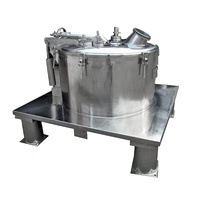 Extracteur de solvant de grande capacité Séparateur de solides liquides Filtre Machine centrifuge à éthanol Centrifugeuse à plaque plate