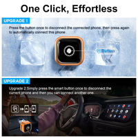 Adaptador Inalámbrico y con Cable para CarPlay y Android Auto, Modelo B12 OLIVER, Compatible con Toyota Land Cruiser Prado