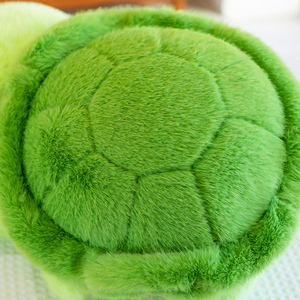 Almohada de Peluche de Tortuga Marina Verde - Peluche Bordado Súper Suave, Abrazable y Reconfortante, Regalo para Niños - Product Image 4