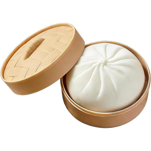 Popular Anti-Stress Stretchy Stuffed Steamed Dumplings Toy Small Steamed Bun <b>Squishy</b> Mochi Kit for Kids Stress Release Toy - Product Image 1
