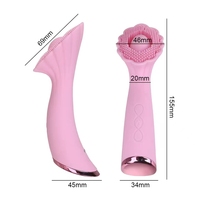 Beliebter Heizender Brust-Klitoris-Stimulator Vibrations-G-String Produkte Sexspielzeug Vibrator Sexspielzeug für Frauen Rosen-Vibrator