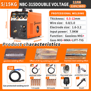 250Amp 220V 380V Dual Voltage <span class=keywords><strong>mig</strong></span>/flux /mma/ LIFT-TIG 4 in 1มัลติฟังก์ชั่ช่างเชื่อม5-15kg ก๊าซเครื่องเชื่อมก๊าซ - Product Image 4