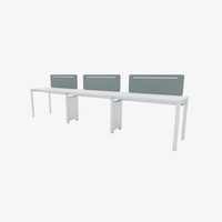 Mobilier de bureau établi Table d'écriture de bureau complète moderne modulaire 1 2 3 4 6 8 personnes siège personnel poste de travail
