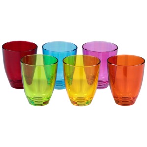 Set di bicchieri Alpi Color, 6 bicchieri in colori assortiti - Product Image 1
