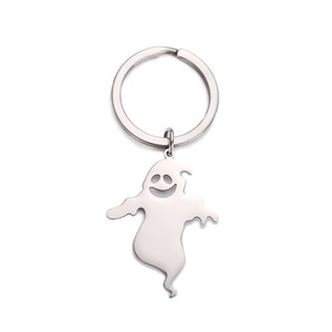 Llavero de Acero Inoxidable Kefeng para Mujer, Diseño de Fantasma, Joyería HipHop, Amuleto Sobrenatural, Regalo Metálico para Fiesta de Halloween - Product Image 5