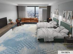 Modern mewah tumpukan rendah karpet ruang tamu rumah Hotel dicetak dinding ke karpet Dinding - Product Image 4