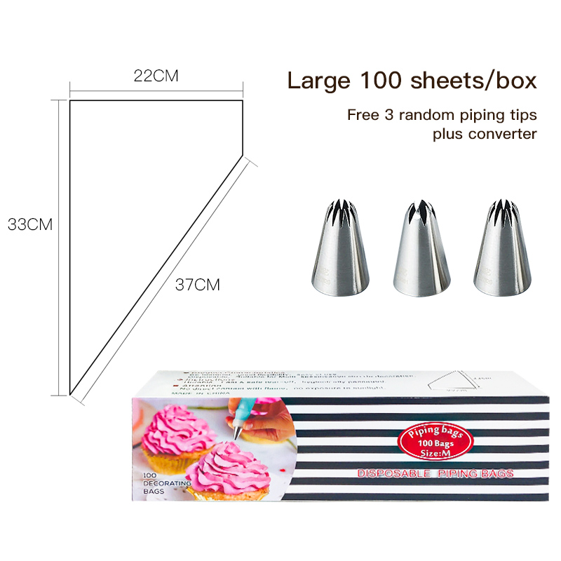 Set di scatole imbottite (invia 3 ugelli di laminazione casuali)-100/scatola