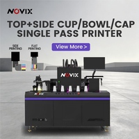 Impresora Digital UV de Una Sola Pasada Renovix con Certificación CE, Nueva, con 5 Colores para Impresión Personalizada 2 en 1 en Tazas y Recipientes Recubiertos