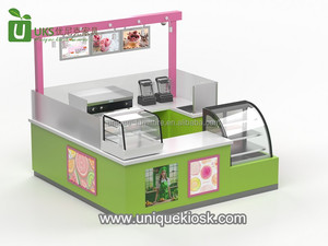 Vendita calda verde succo di chiosco e succo di frutta fresca bar chiosco in centro commerciale - Product Image 5