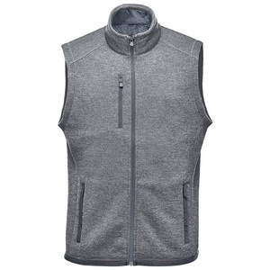 2024 nouvelle conception personnalisée de haute qualité <span class=keywords><strong>gilet</strong></span> pleine fermeture éclair laine <span class=keywords><strong>gilet</strong></span> décontracté pour hommes - Product Image 4
