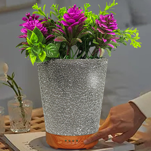 ตัวกระจายน้ำมันอัลตราโซนิกสำหรับรถยนต์ออฟฟิศตัวกระจายน้ำหอมกระถางดอกไม้สินค้าออกใหม่ - Product Image 3