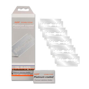 Beikelin hai mặt bằng thép không gỉ Hướng dẫn sử dụng dao cạo râu kiểu cũ lưỡi dao hai lưỡi nam chăm sóc cá nhân sử dụng thợ cắt tóc - Product Image 3