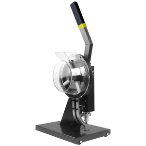 Machine <span class=keywords><strong>à</strong></span> œillets semi-automatique pour bannière flexible de 10 mm, machine <span class=keywords><strong>à</strong></span> poinçonner les œillets semi-automatique, poinçonneuse publicitaire en PVC - Product Image 1