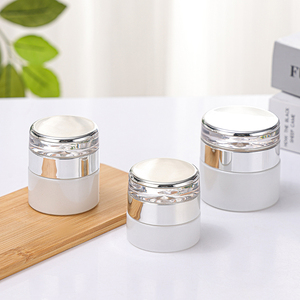 Bán nóng 20g 30g 50g chai kem thủy tinh rỗng bao bì mỹ phẩm thảo dược thuốc mỡ cơ thể Kem bơ - Product Image 5