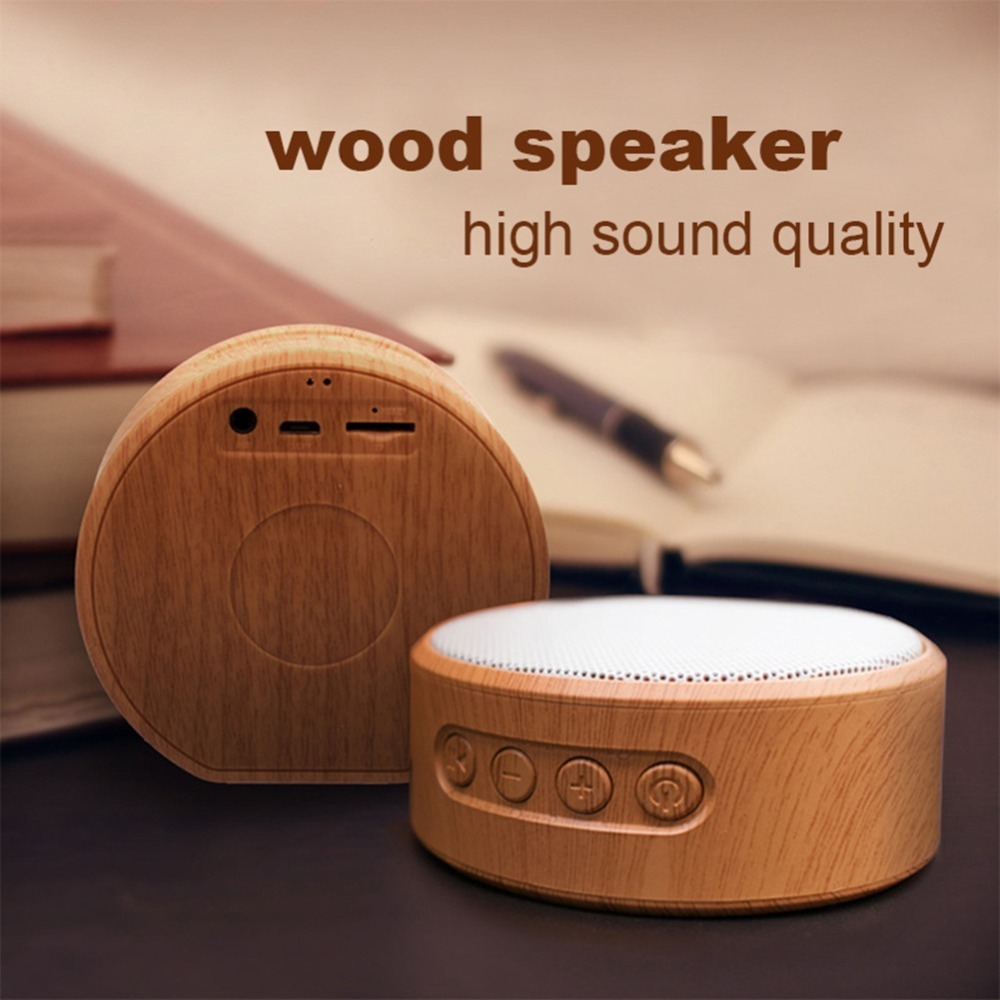 Rétro Bois A60 Bluetooth Haut-Parleur Sans Fil Extérieur Portable Mini Ordinateur Bluetooth Boîte de Son Soutien AUX TF Carte pour Téléphone