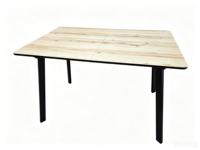 Table à manger rectangulaire moderne en bois extensible pour la maison