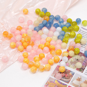 樹脂キャッツアイビーズ段階的ゴールドメッキDIYビーズブレスレットネックレスジュエリーアクセサリー - Product Image 2