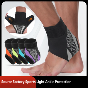 Tobillera de compresión ajustable, soporte antiesguinces para baloncesto, correr y recuperación de esguinces articulares - Product Image 1