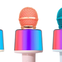 Altavoz Bluetooth Portátil de 5W con Micrófono, Luz RGB, TWS, para Niños, Fiestas en Casa, Karaoke