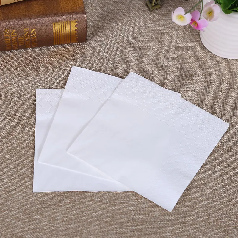 Napkins printed paper napkins with LOGO for hotel restaurant paper serviettes soft napkins tissue paper