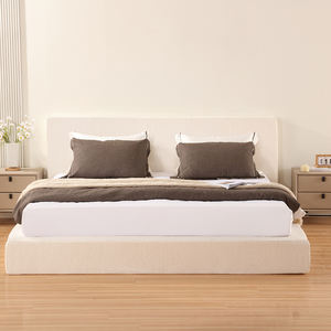 Testiera Imbottita in Schiuma ad Alta Densità Comprimibile, Montaggio a Parete, Rivestimento Lavabile, <span class=keywords><strong>Letto</strong></span> Morbido Sottovuoto - Product Image 5