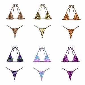 Fabricante de Trajes de Baño Personalizados, Traje de Baño para Mujer Anti-Cloro, Ecológico, Estampado, Bikini de Dos Piezas para Playa - Product Image 1