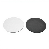 Ensemble de supports à gobelets en acier inoxydable 304 écologiques personnalisés, taille S, design rond, style américain