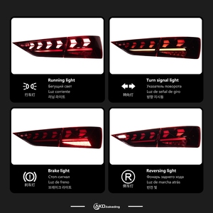 AKD - Nueva Luz Trasera LED para Audi A3 Sedan 2013-2019 S3, Lámpara Trasera con Señal Dinámica, Animación, Freno, Reversa, Accesorios - Product Image 4