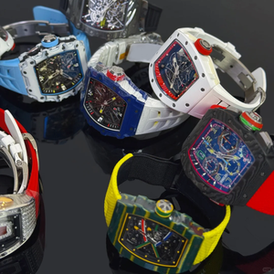 High Quality RM Hip-Hop Titanium Skeleton Tourbillon Sports Dive Watch Rubber Band Alarm Power Reserve <b>Automatic</b> Winding - Product Image 4