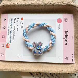 Élastiques à cheveux mignons de dessin animé Zootopia Judy Hopps Nick Wilde pour enfants et filles, bande de caoutchouc haute élasticité, chouchous pour enfants - Product Image 6