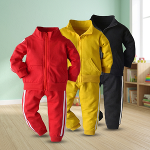 Ensemble de survêtements unisexes pour bébés Hare Krishna, exportation en gros, décontracté, pour enfants, avec sweat à capuche, ensemble de sport lavable en tissu peigné - Product Image 3