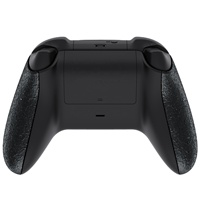 Poignées latérales de remplacement en caoutchouc noir pour manettes Xbox Series X S