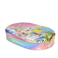 Boîte d'emballage personnalisée en fer pour bonbons et chocolat, personnalisation de la boîte en fer Mooncake de la mi-automne