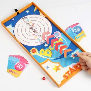 Jeu de société classique en bois Montessori sans écran pour garçons et filles, jeu de combat d'intérieur à tir unique - Product Image 3