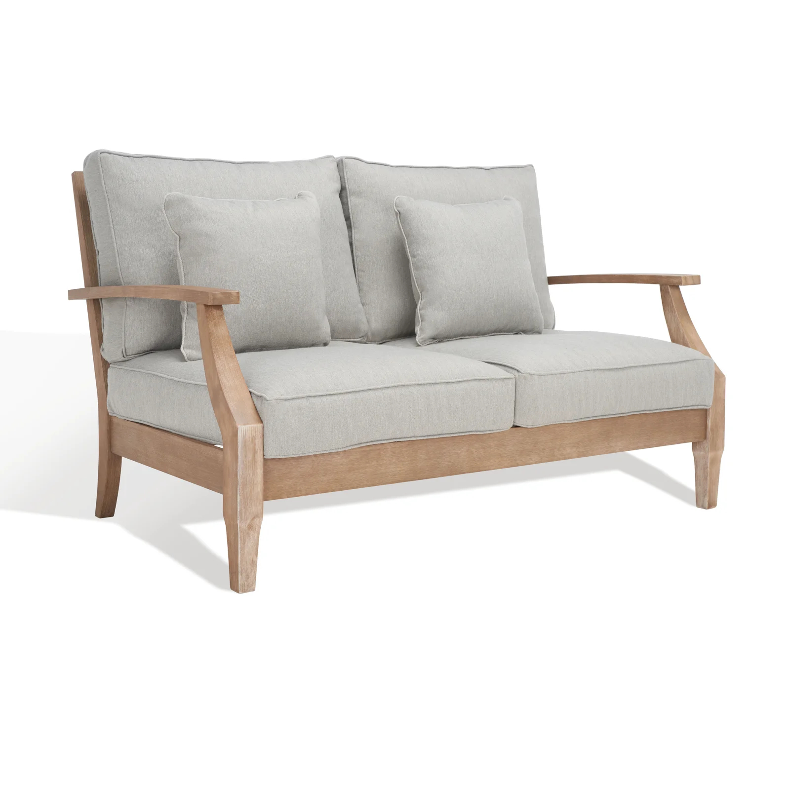 Moderne Massief Hout Comfortabele Luxe Meubels Weelderige Patio Buiten Tuin Sofa En Loveseat